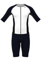 Sailfish Aerosuit pro 3 trisuit korte mouw zwart/wit heren L