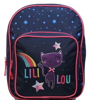 Bagtrotter rugzak Lililou 23 x 31 x 8 cm polyester marineblauw