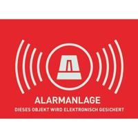 ABUS AU1323 waarschuwingssticker alarm 74 x 52,5 mm, 191282