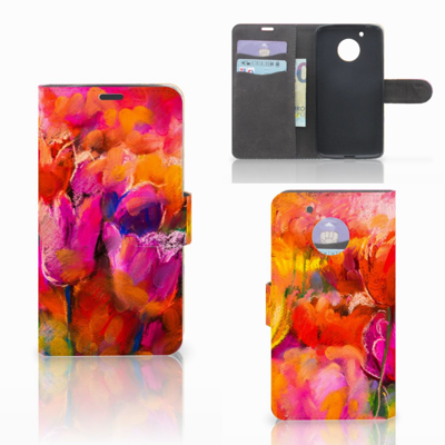 Hoesje Motorola Moto G5 Tulips Hoesje Motorola Moto G5 Tulips