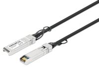 Intellinet SFP+ 10G Passieve DAC Twinax kabel SFP+ naar SFP+, 5 m, MSA-conform voor maximale compatibiliteit, Direct Attach Copper, AWG 24, zwart