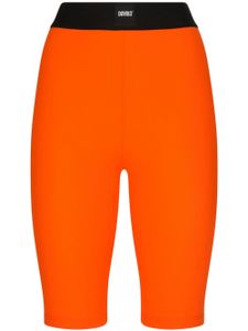 Dolce & Gabbana DGVIB3 short de cycliste à logo appliqué - Orange