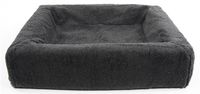 Bia bed fleece hoes hondenmand grijs bia-6 100x80x15 cm