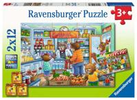 We Gaan Boodschappen Doen (2X12 Stukjes) - Puzzel;Puzzel (4005556050765)