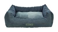TRIXIE Liano bed voor honden, vierkant, 80 × 60 cm, grijs - 37981