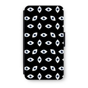 Eyes pattern: iPhone X Flip Hoesje