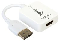 Lindy 38146 video kabel adapter HDMI Type A (Standaard) DisplayPort Wit - thumbnail