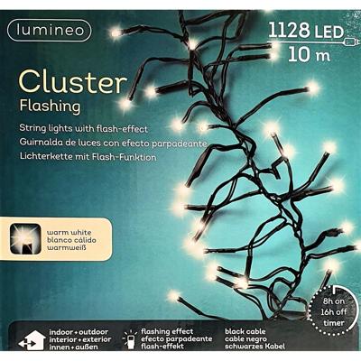Clusterverlichting lumineo Flashing 1128-lamps LED ' warm wit Clusterverlichting lumineo Flashing 1128-lamps LED ' warm wit