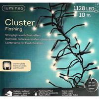 Clusterverlichting lumineo Flashing 1128-lamps LED ' warm wit