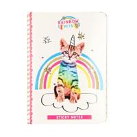 Totum Memoblokmapje Rainbow Pets Kat 17 X 12 Cm Wit 9-delig
