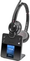 Poly Savi 8420 Office - Savi 8400 Series - Headset - On-Ear - DECT/Bluetooth - Draadloos - Actieve ruisonderdrukking - Zwart - Gecertificeerd voor Microsoft Teams