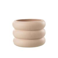 J-Line bloempot Ring - cement - beige - large - Ø 23.00 cm