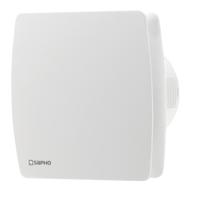 Sapho LEX badkamer ventilator met timer 15W Ø100mm wit