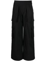 Alexander Wang pantalon à taille à logo - Noir