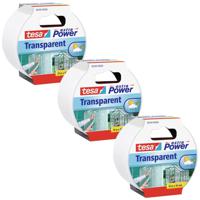 tesa EXTRA POWER 56349-00500-05 Reparatietape Transparant (l x b) 10 m x 50 mm 3 stuk(s) - thumbnail