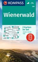 Wandelkaart 208 Wienerwald | Kompass - thumbnail