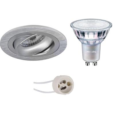 Philips - Led Spot Set - Master 927 36d Vle - Pragmi Alpin Pro - Gu10 Fitting - Dimtone Dimbaar - Inbouw Rond - Mat