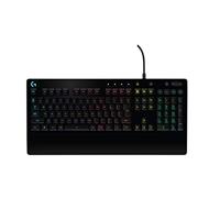 G213 Prodigy Gaming Keyboard, LIGHTSYNC RGB, Mech-Dome toetsen, Morsbestendig, Multimedia knoppen, AZERTY Belgische Layout - Zwart