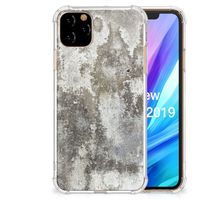 Apple iPhone 11 Pro Max Anti-Shock Hoesje Beton Print - thumbnail