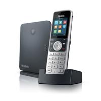 W53P - Draadloze VoIP-telefoon - DECT - 3-weg geschikt voor oproepen - SIP, SIP v2, SRTP - 8 lijnen