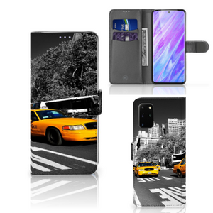 Samsung Galaxy S20 Plus Flip Cover New York Taxi