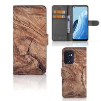 OPPO Find X5 Lite | Reno 7 5G Book Style Case Tree Trunk - thumbnail