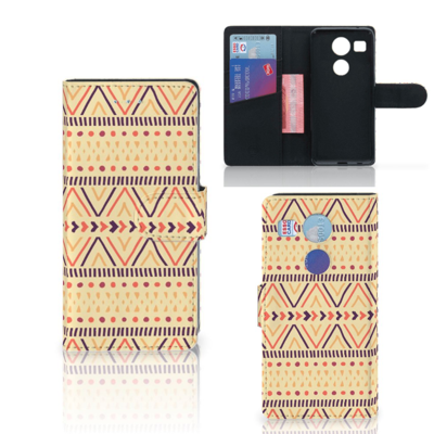 LG Nexus 5X Telefoon Hoesje Aztec Yellow
