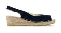Mace Dames Espadrilles in Suede (Blauw)