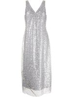 Vince robe-nuisette à sequins - Gris