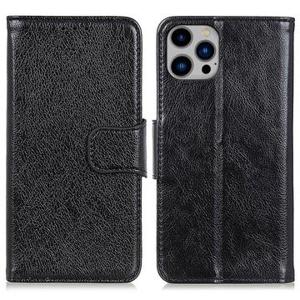 iPhone 15 Pro Elegant Series Portemonnee Hoesje - Zwart