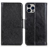 iPhone 15 Pro Elegant Series Portemonnee Hoesje - Zwart - thumbnail