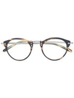 Oliver Peoples lunettes de vue à monture ronde - Marron - thumbnail