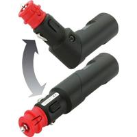 ProCar Sigarettenaanstekerstekker, 8 A, stekker, zwenkbaar