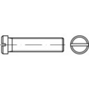 TOOLCRAFT 118877 Platkopschroeven M5 12 mm Sleuf DIN 920 Staal 100 stuk(s)