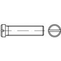 TOOLCRAFT 118877 Platkopschroeven M5 12 mm Sleuf DIN 920 Staal 100 stuk(s)