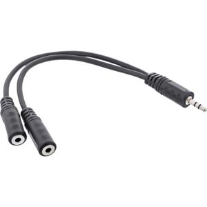 InLine 99300B audio kabel 2 m 3.5mm 2 x 3.5mm Zwart