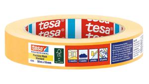 TESA Professional 4344 50 m Maskeertape voor algemeen gebruik Geschikt voor gebruik binnen Geschikt voor buitengebruik Papier Oranje