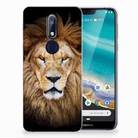 Nokia 7.1 TPU Hoesje Leeuw - thumbnail