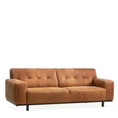 3 zitsbank Le Garage (Rox) | Leer  | Cognac