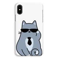 Cool cat: iPhone XS Max Volledig Geprint Hoesje