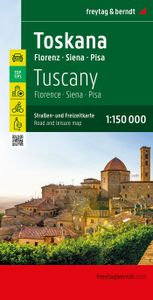 Wegenkaart - landkaart - Fietskaart 610 Toscane - Firenze - Florence |