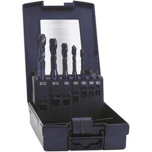 Exact 43654 Machinetapboor 7-delig metrisch M3, M4, M5, M6, M8, M10, M12 Rechtssnijdend DIN 371 HSS-E Model C 1 set(s)