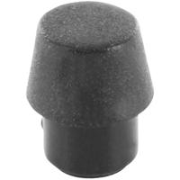 Apparaatvoet Rond, Verschroefbaar Zwart (Ø x h) 9 mm x 10 mm 1 stuk(s)