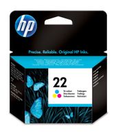 HP 22 originele drie-kleuren inktcartridge