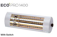 Solamagic - 1400 ECO+ PRO Patio Heater W/Switch - Titanium