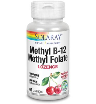 Solaray Vitamine B12 & Folaat (60zt) Solaray Vitamine B12 & Folaat (60zt)