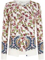 ETRO ensemble haut-cardigan à motif de baies - Blanc - thumbnail