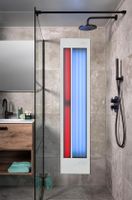 Xenz Feel Good Shower UV en infrarood 185x40x17 cm wit - thumbnail