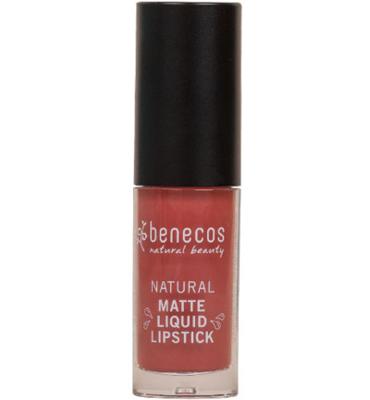 Natural lipstick liquid mat rosewood romance