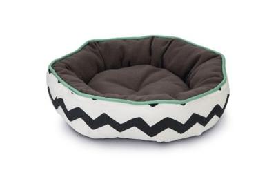 Beeztees mukke - kattenmand - zwart/wit - 45x45x12 cm